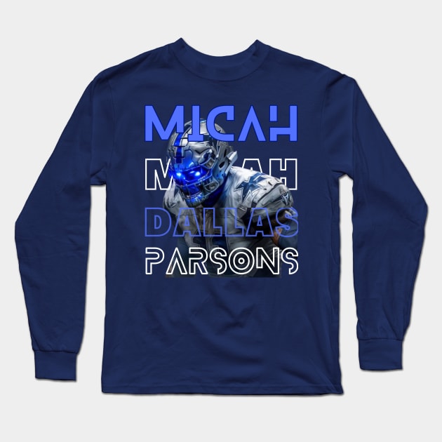 MICAH DALLAS PARSONS 11 Long Sleeve T-Shirt by Lolane